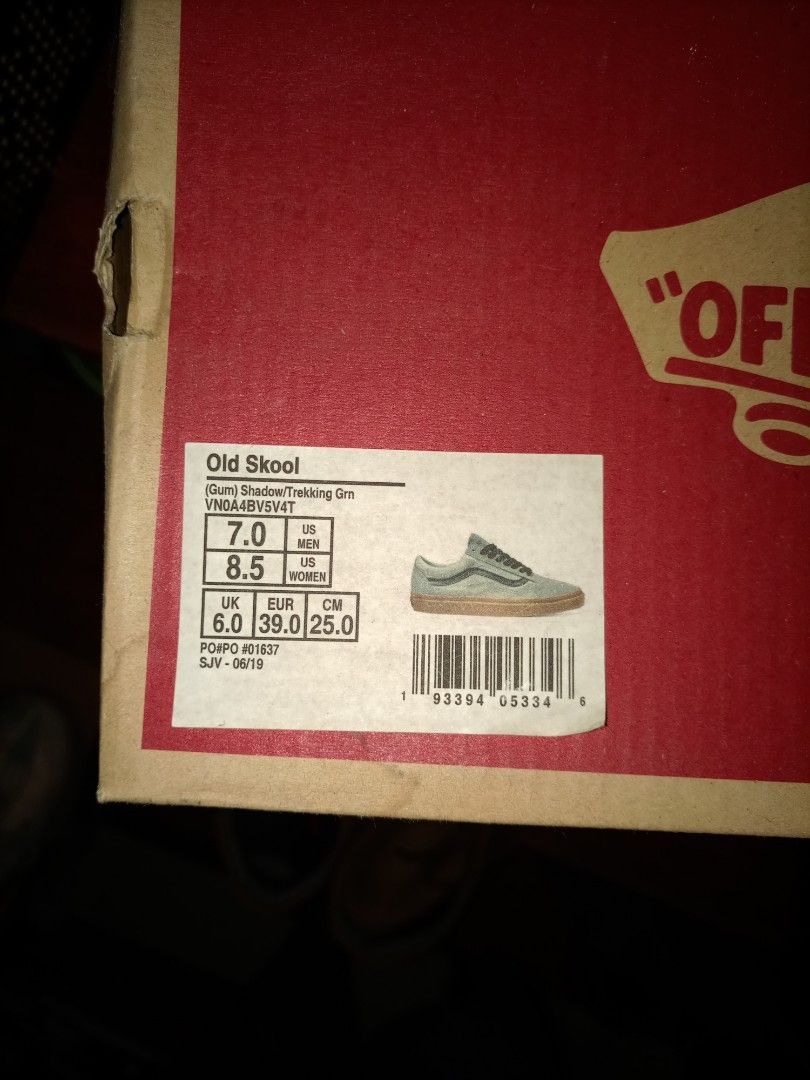 Vans size 7