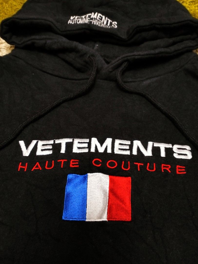 Vetements haute best sale couture hoodie