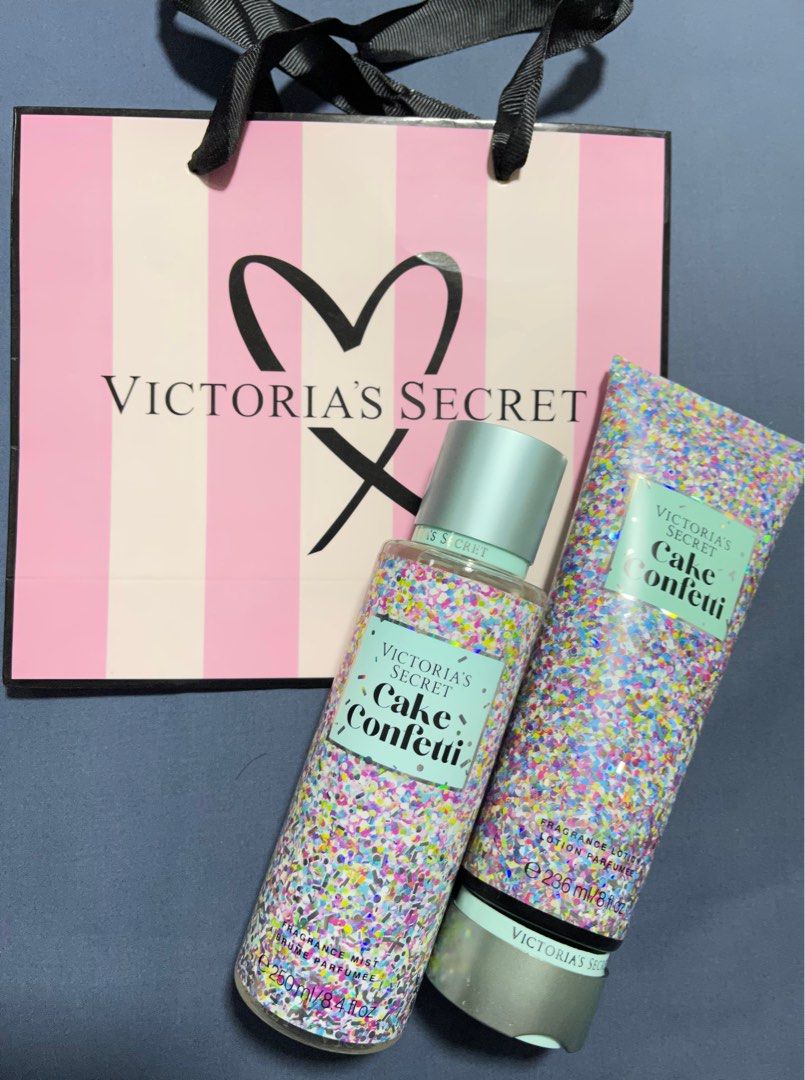Victoria Secret Cake Confetti Fragrance Mist & Lotion, Beauty