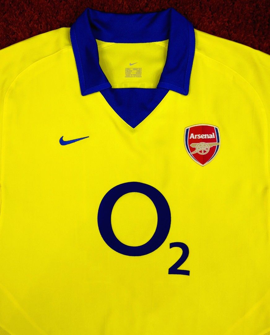 Arsenal o2 yellow kit on sale