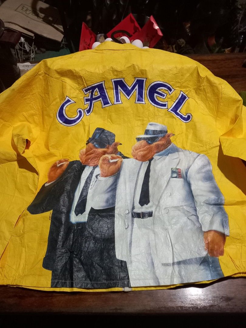 Vintage Camel Paper Jacket, Men's Fashion, Activewear on Carousell