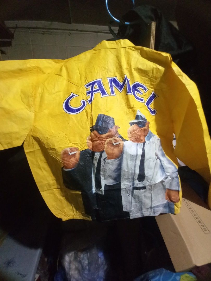 Vintage Camel Paper Jacket, Men's Fashion, Activewear on Carousell