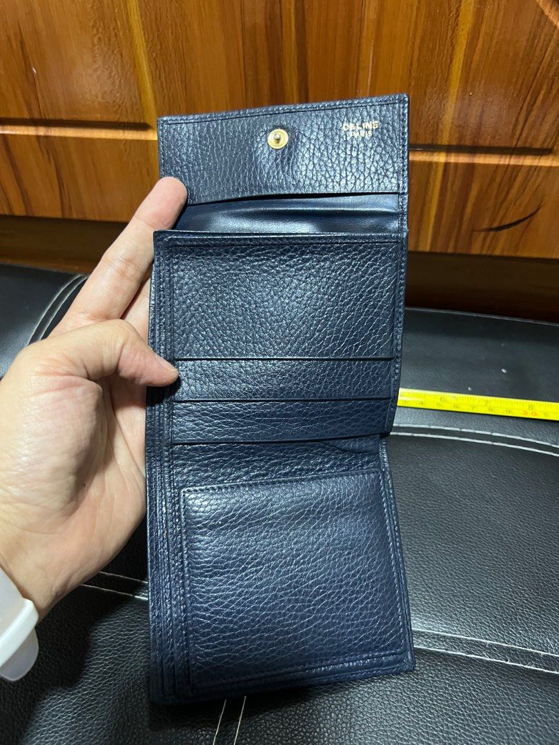 Celine Vintage Leather Compact Wallet
