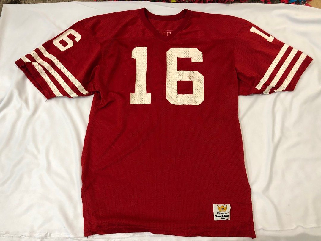 Vintage joe montana jersey hotsell