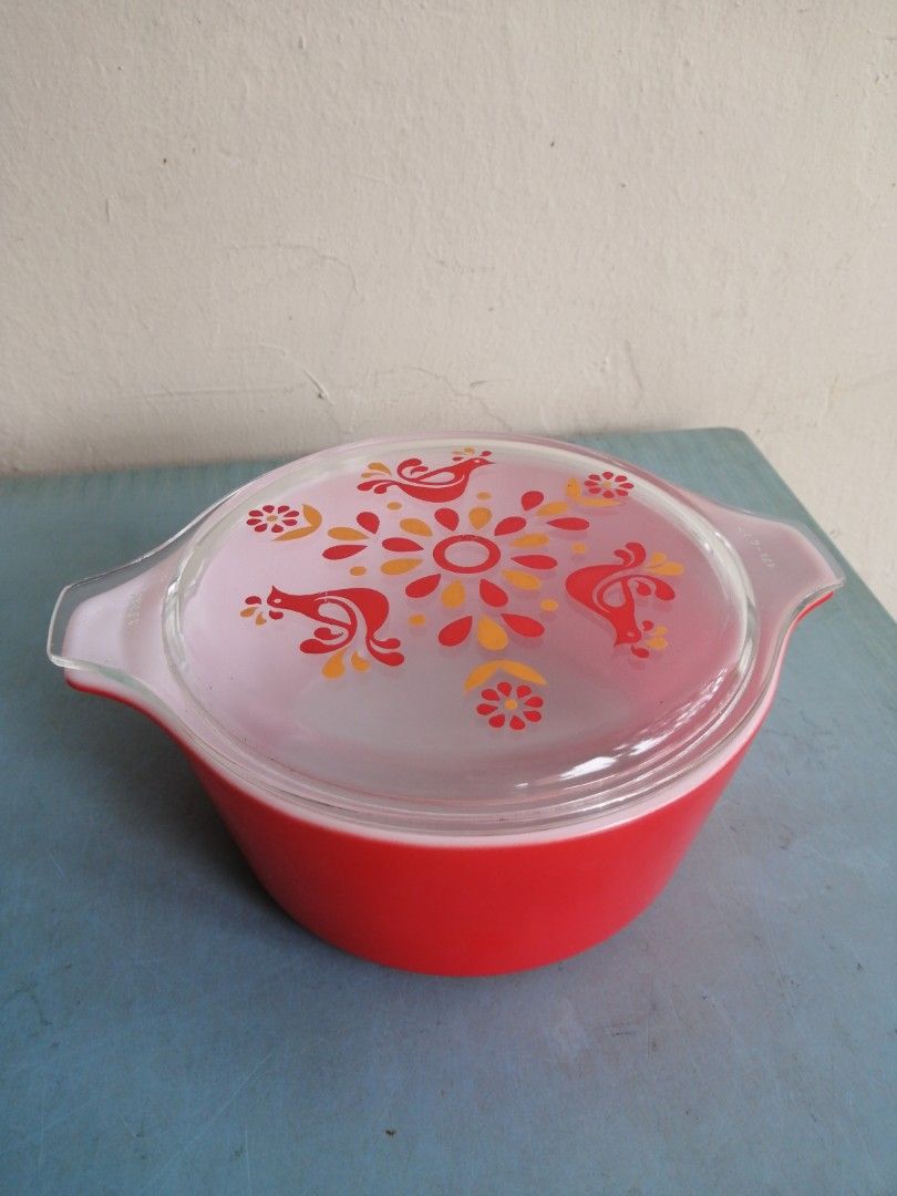 Vintage Pyrex Friendship Casserole Dish Made in USA 474B 474C