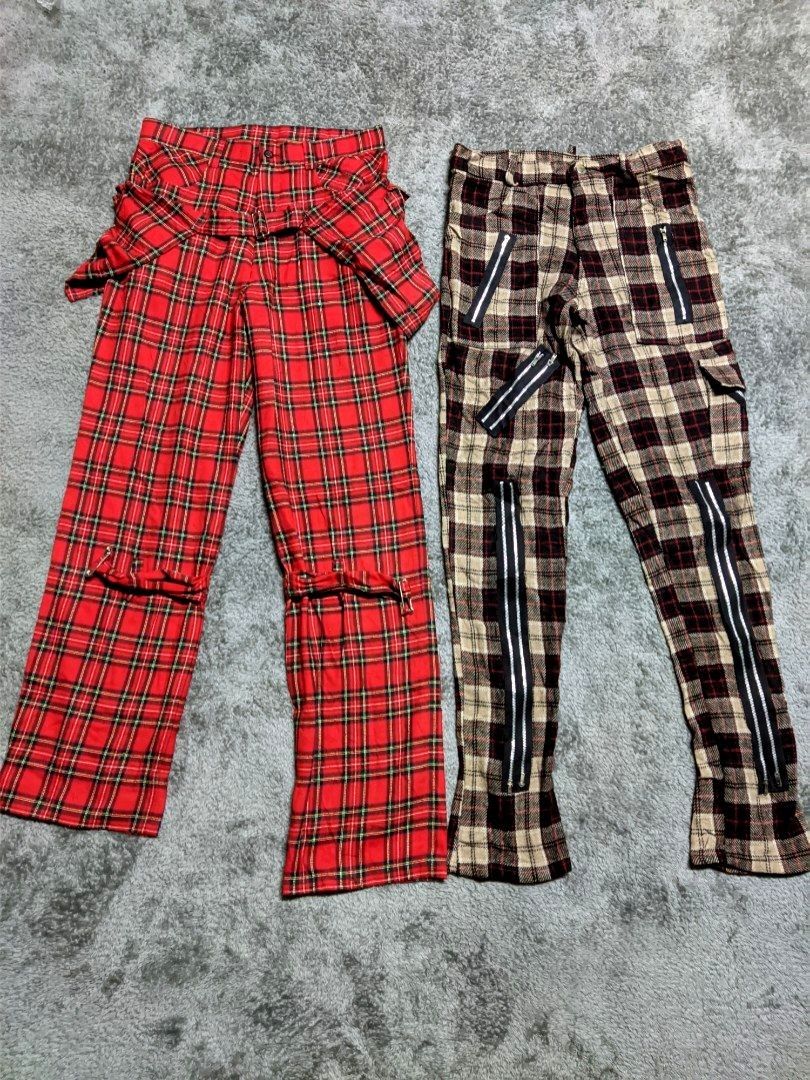 Tiger of london plaid pants hotsell
