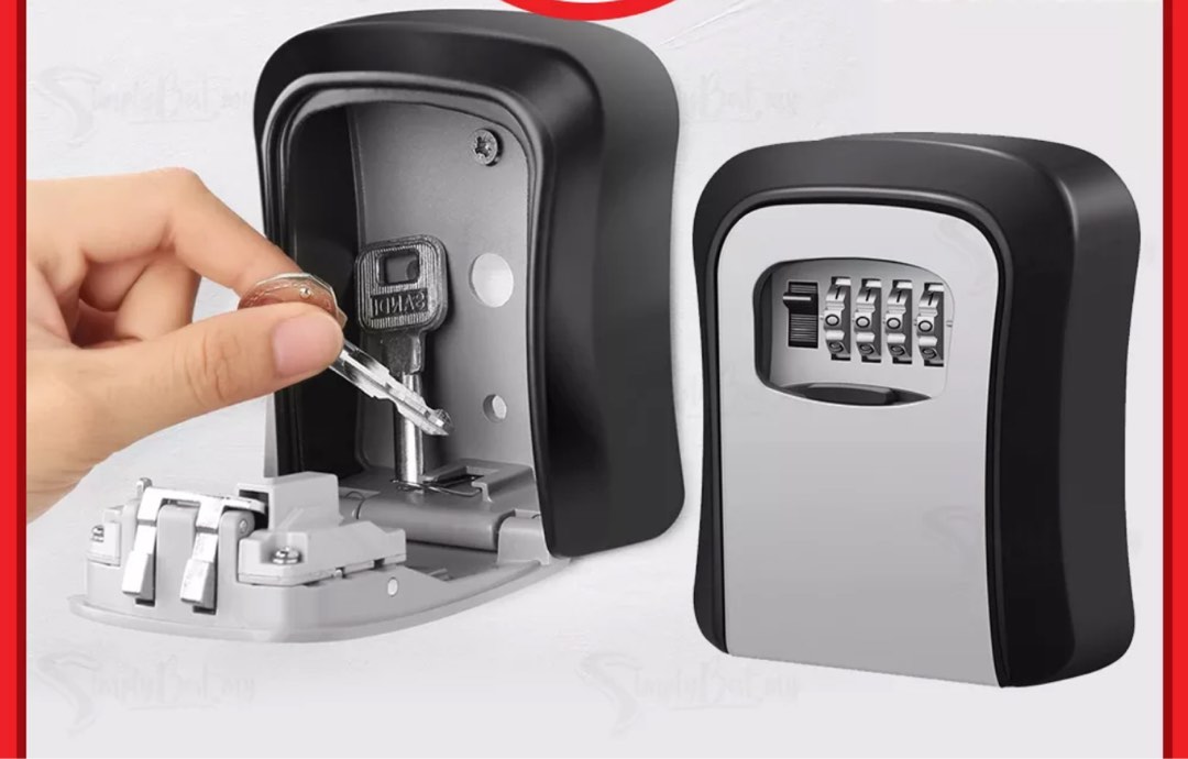 Wall Mount Safe Box with Number Lock, Furniture & Home Living, Home