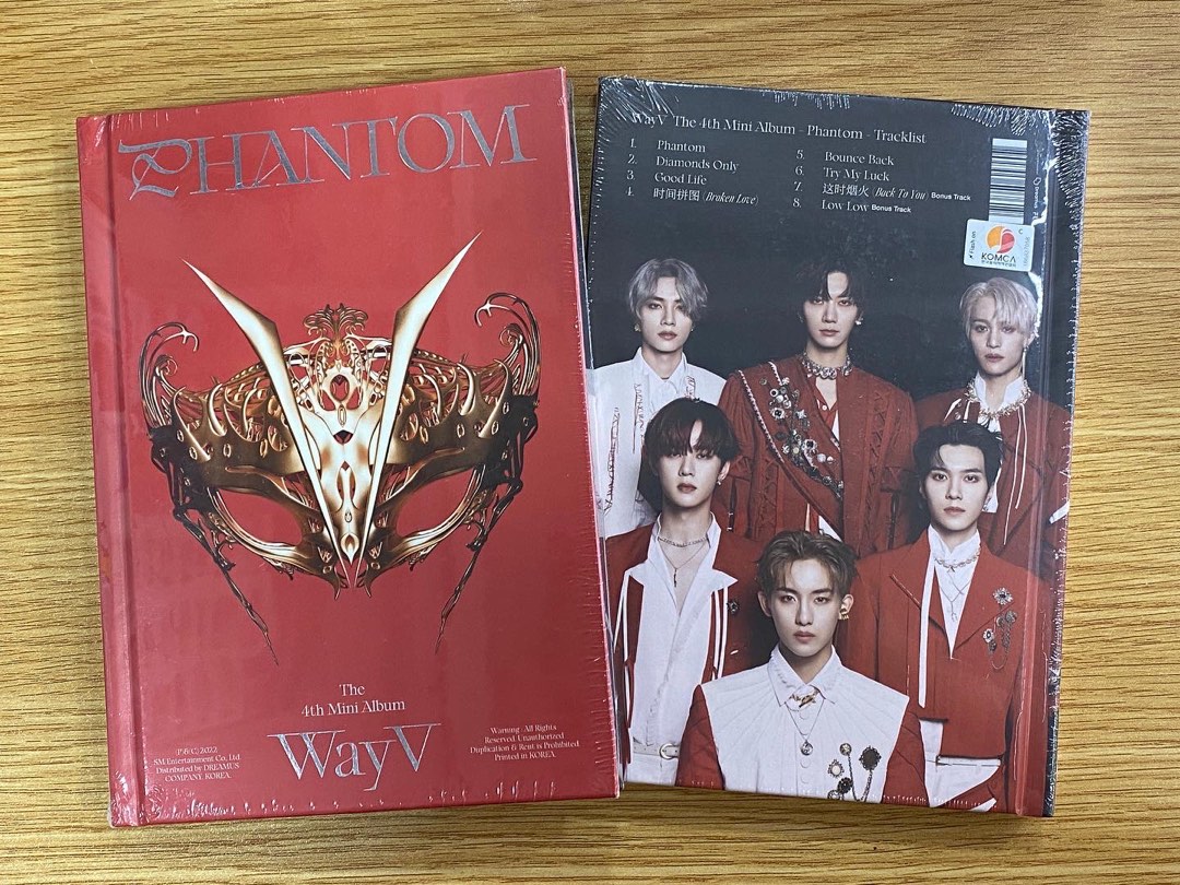 WayV - Phantom (4th Mini Album), 興趣及遊戲, 收藏品及紀念品, 韓流