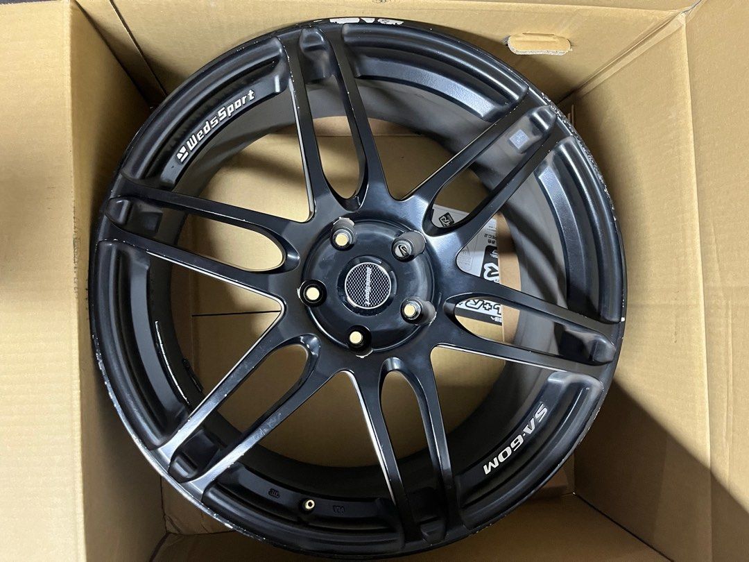 Wedsport SA60M 19” 5x114.3 rims only, Car Accessories, Tyres 