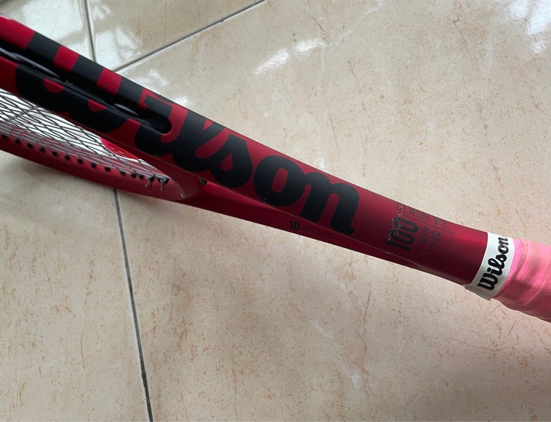 Wilson Clash 100 v2 Tennis Racket Pro Customization, Sports Equipment