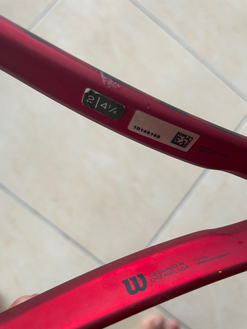 Wilson Clash 100 v2 Tennis Racket Pro Customization, Sports Equipment