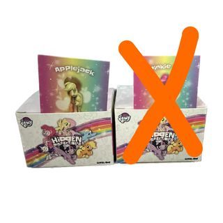 (WTS/LFB) MLP MY LITTLE PONY HIDDEN DISSECTIBLES SERIES 1 APPLE JACK PINKIE PIE