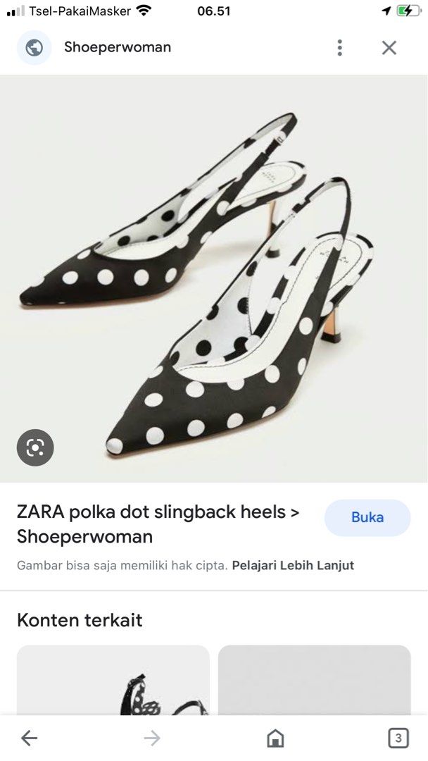 ZARA polka dot slingback heels > Shoeperwoman
