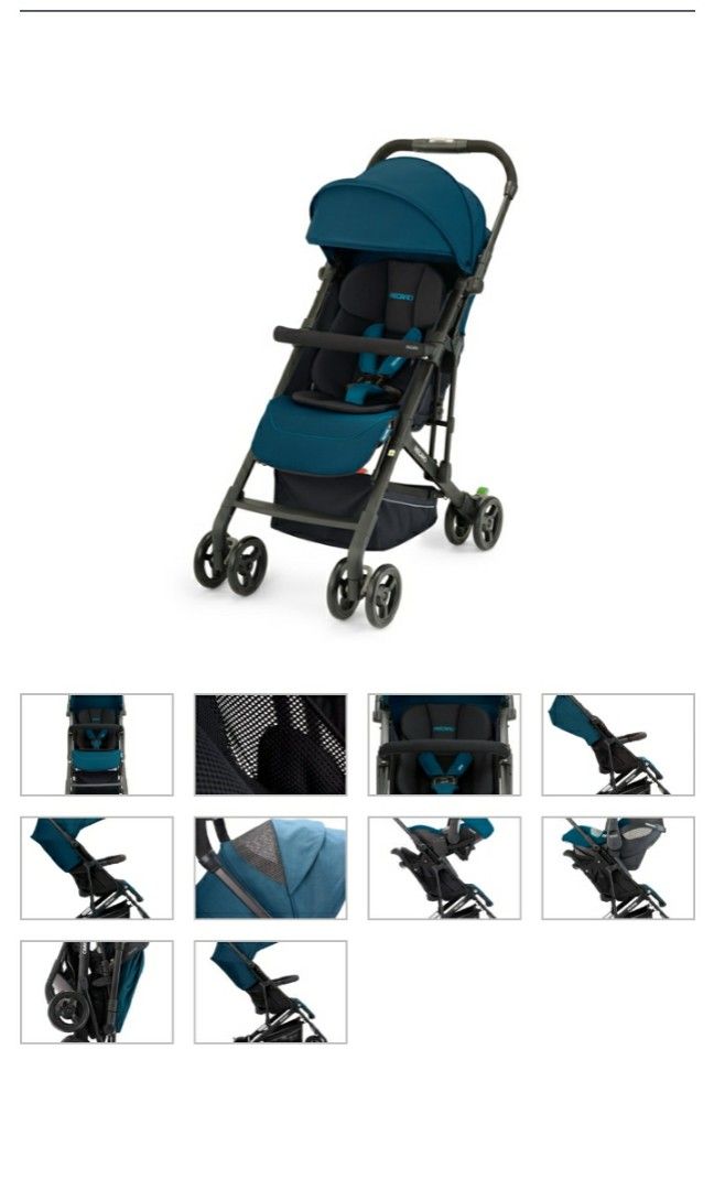 0Recaro Easylife Elite 2 Stroller + Avan Carrier Travel System