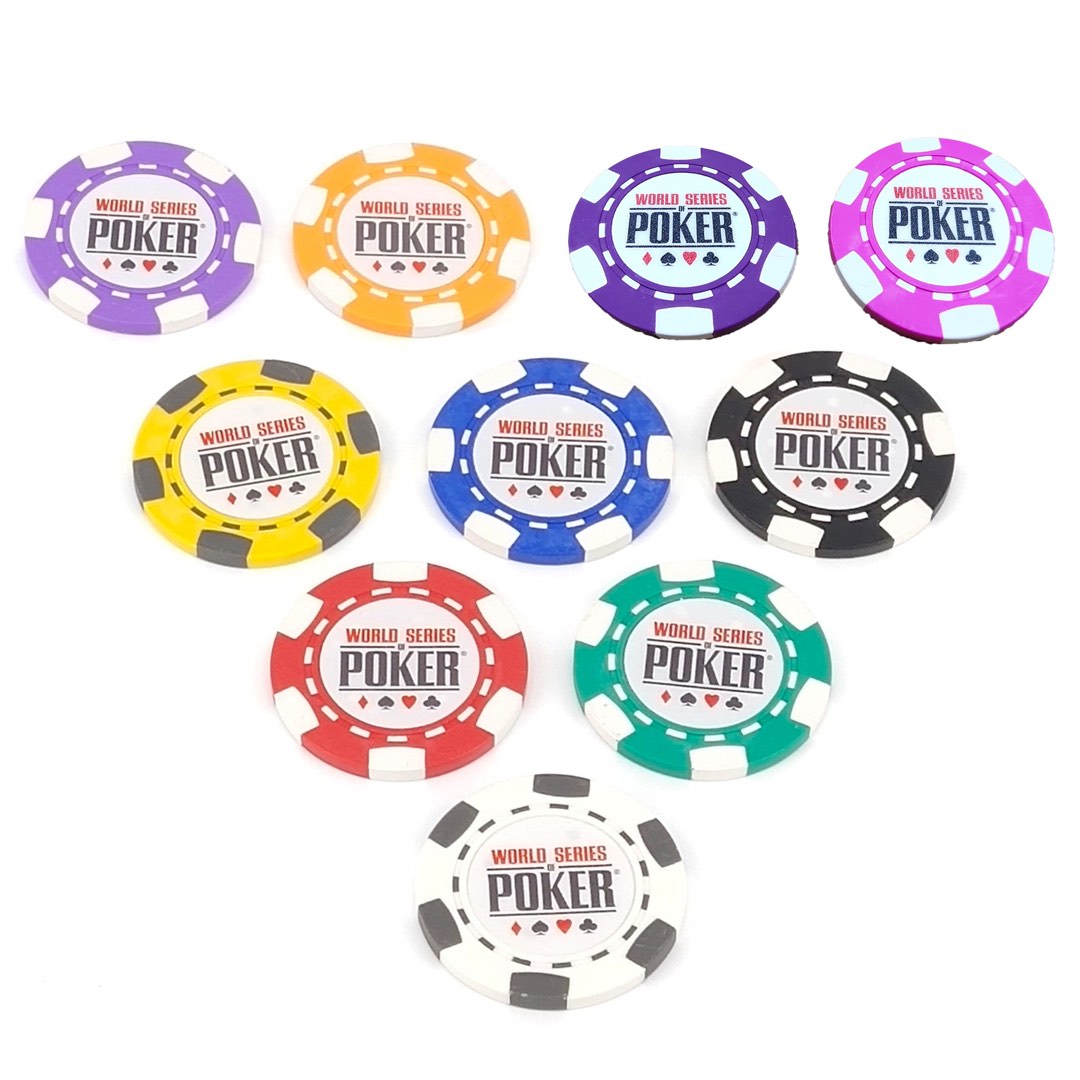 10g WSOP full clay poker chip set, Hobbies & Toys, Toys & Games on