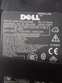 19.5V /3.34A Dell Laptop Charger