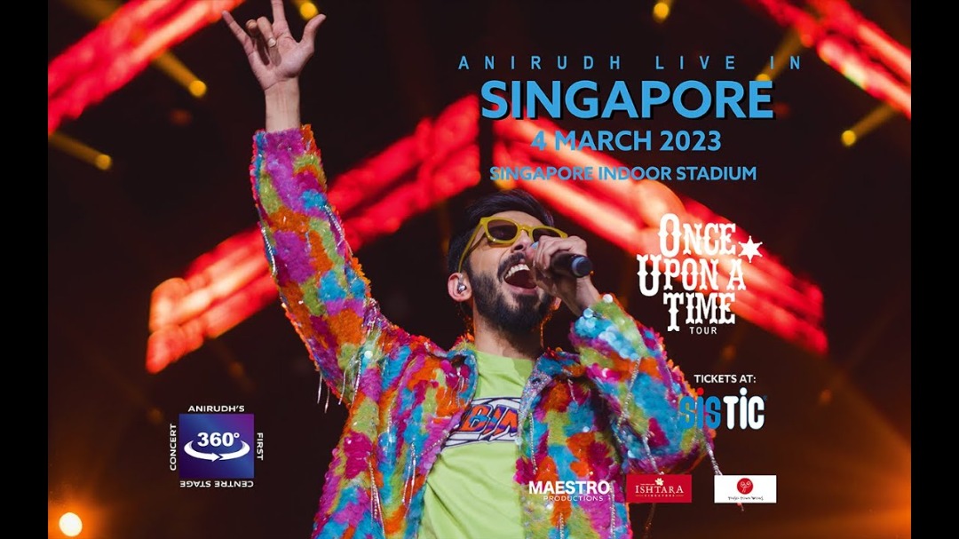 2 x Anirudh 2023 Concert tickets, Tickets & Vouchers, Event Tickets on