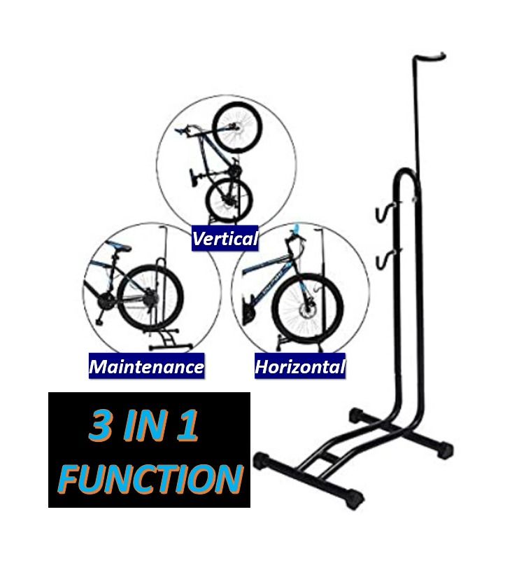 3 in 1 Vertical Horizontal Bicycle Rack / Bike Rack / Bicycle Stand