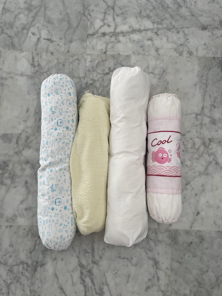 4 baby bolsters, Babies & Kids, Baby Nursery & Kids Furniture