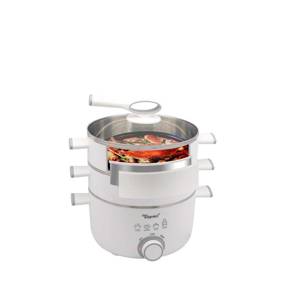 Toyomi Food Steamer 2in1 Combo Steamer & Hotpot. , Furniture & Home