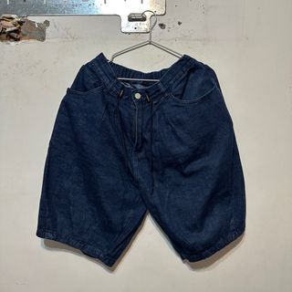 牛仔短褲（腰圍可調）