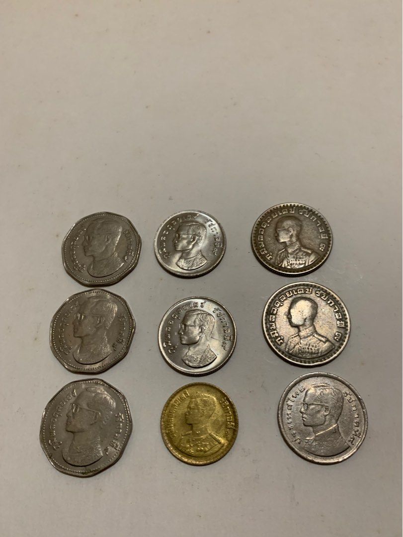 泰銖泰國舊錢幣, 興趣及遊戲, 收藏品及紀念品, 錢幣- Carousell