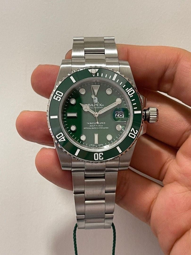 A BATHING APE TYPE 1 BAPEX GREEN