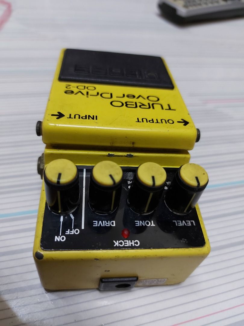 絕版 BOSS 單顆效果器 日本製 turbo overdrive od-2