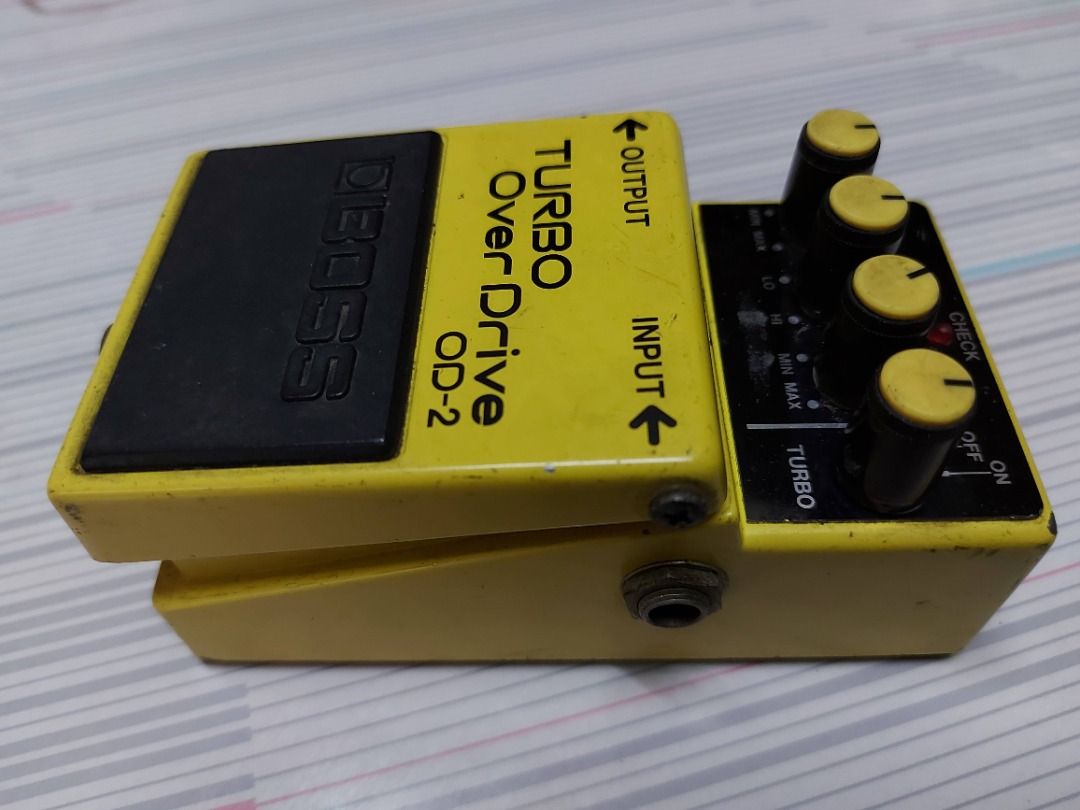 絕版 BOSS 單顆效果器 日本製 turbo overdrive od-2