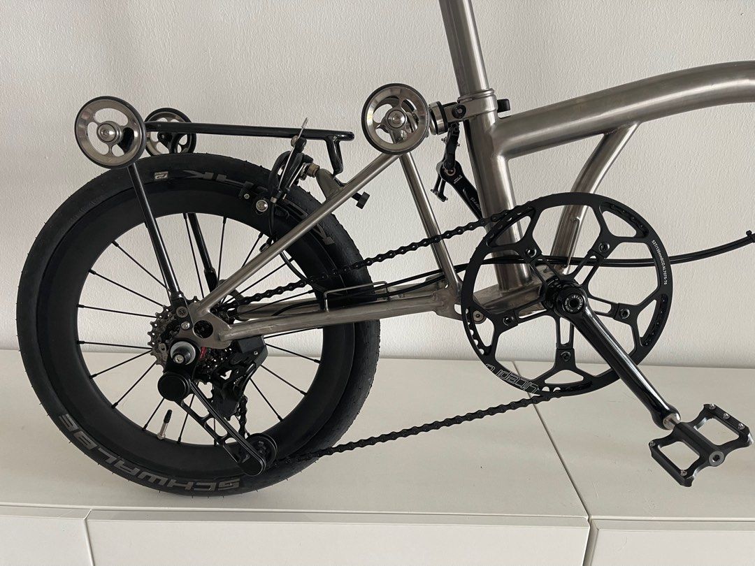 3sixty titanium folding bike deals