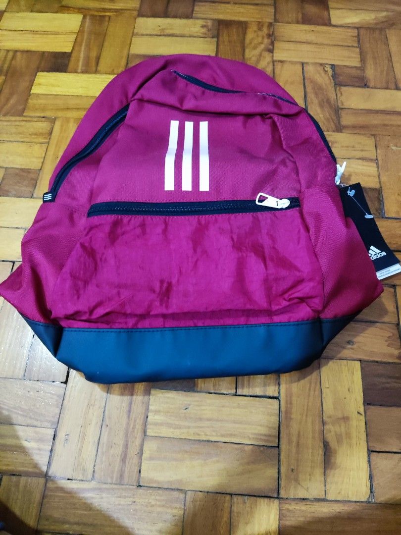 Adidas Backpack (Red), Women's Fashion, Bags & Wallets, Backpacks on