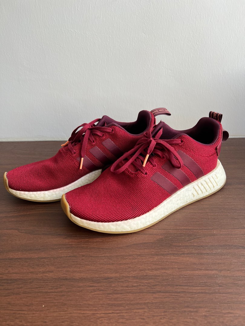 Maroon nmd outlet r2