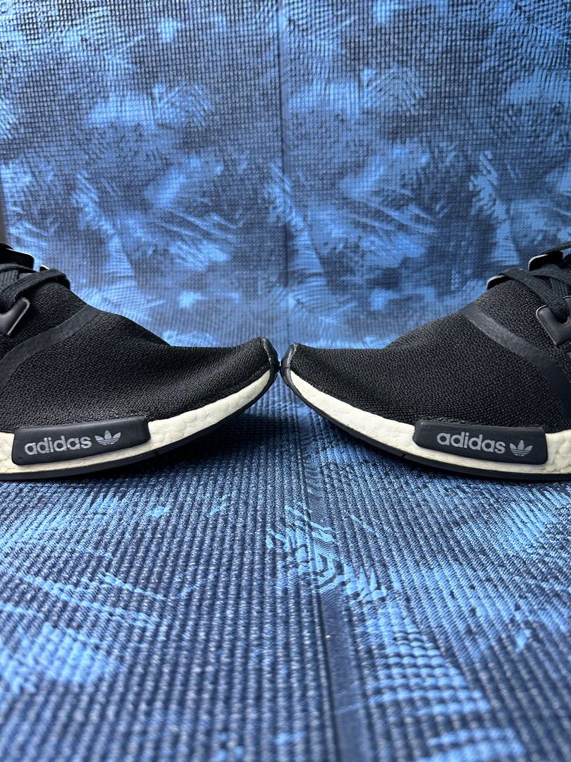 Adidas NMD R1 Black Orange, Men's Fashion, Footwear, Sneakers on Carousell