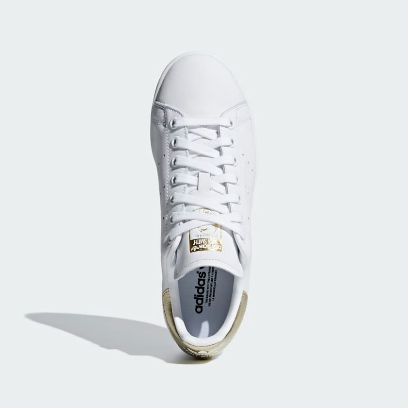 adidas Stan Smith Shoes White Gold Men s Fashion Footwear