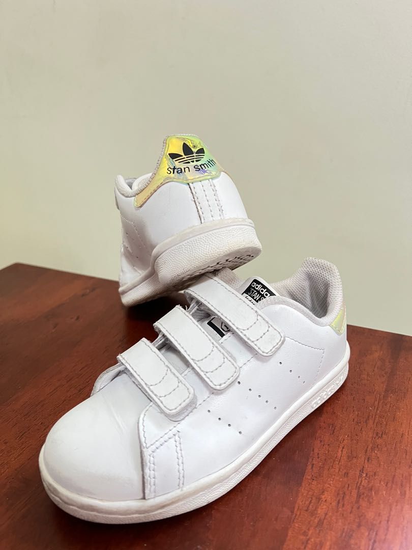 Privilegio Agradecido Sur Kids Adidas Stan Smith size US 11.5K / UK11K. White canvas sneakers shoes ( adidas nike kids), Babies & Kids, Babies & Kids Fashion on Carousell