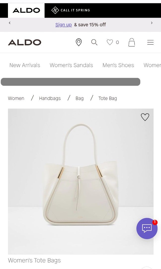 Aldo on sale women's handbags