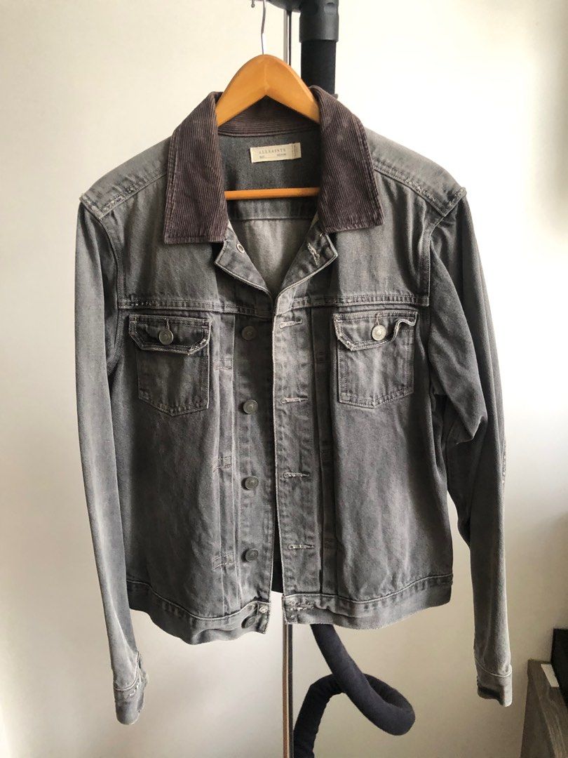 Allsaints denim jacket Men s Fashion Coats Jackets and