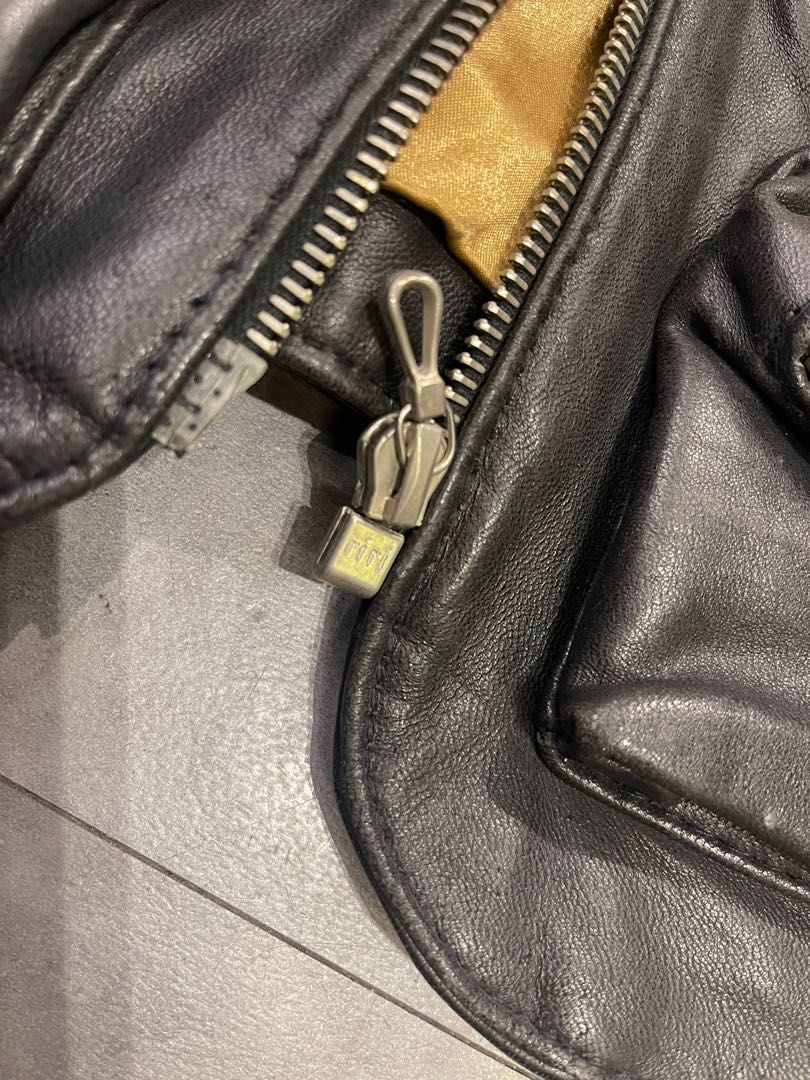 Vintage ami leather jacket sales