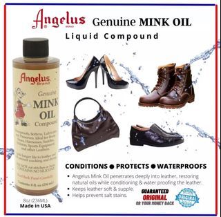 Angelus cleaning mink oil for leather conditioner cleaner waterproofer