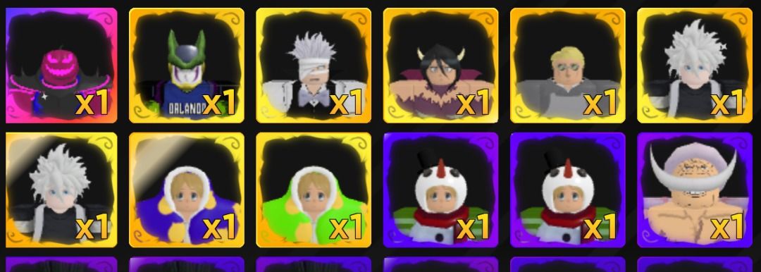 [CHEAPEST] ROBLOX Anime Adventures Units/Skins/Relics