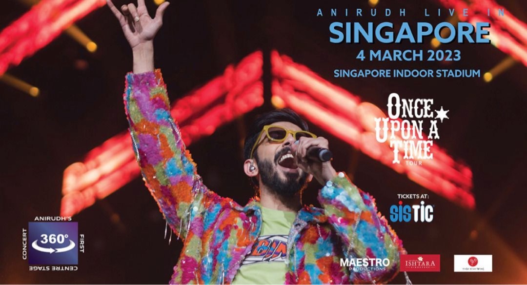 ANIRUDH CONCERT SINGAPORE, Tickets & Vouchers, Event Tickets on Carousell