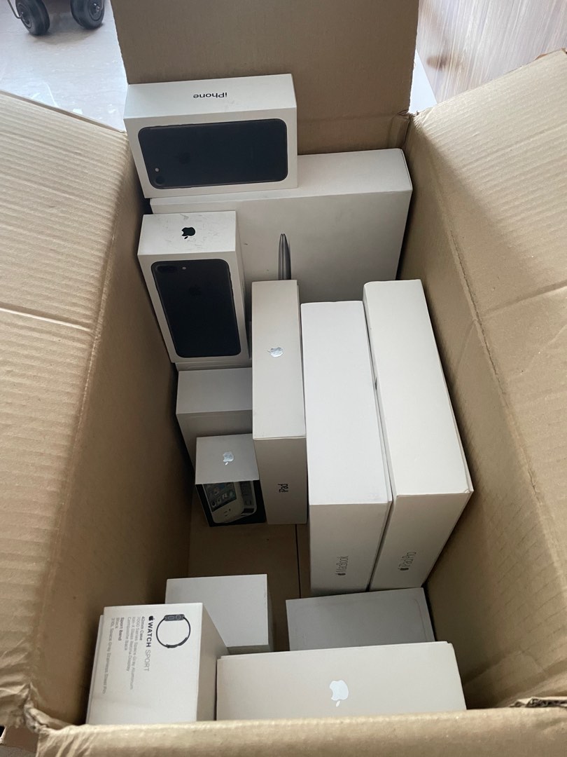 Apple product box, Mobile Phones & Gadgets, Mobile & Gadget Accessories