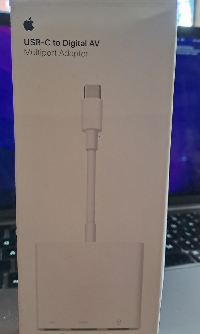 apple USB-C Digital AV MultiportアダプタHDMI - PCケーブル