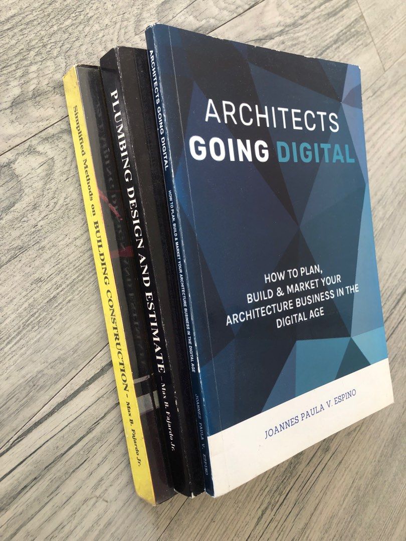 Architecture & Construction Books (Category: Textbooks) located in Manila. Submitted by safemountain_2a95d8 (Listing ID 1208432396, Image 3). Description: Architects going digital- SOLD .