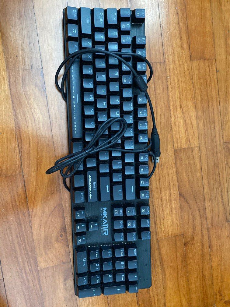 Armaggeddon Gaming Keyboard MKA11R, Computers & Tech, Parts