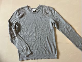 ARMANI EXCHANGE 灰色針織毛衣