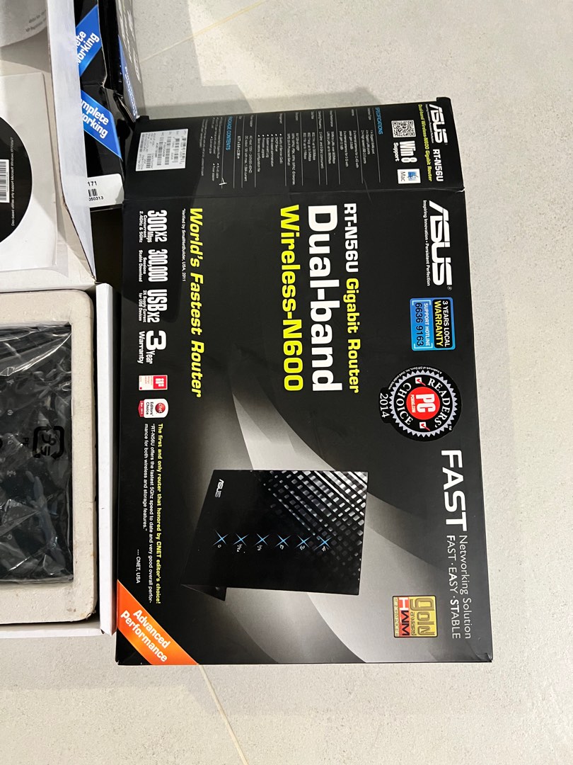 ASUS RT-N56U Gigabit Router Wireless-N600, Computers & Tech, Printers ...