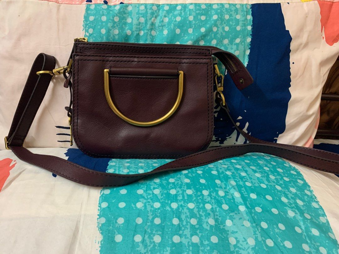 Fossil ryder sales mini satchel fig