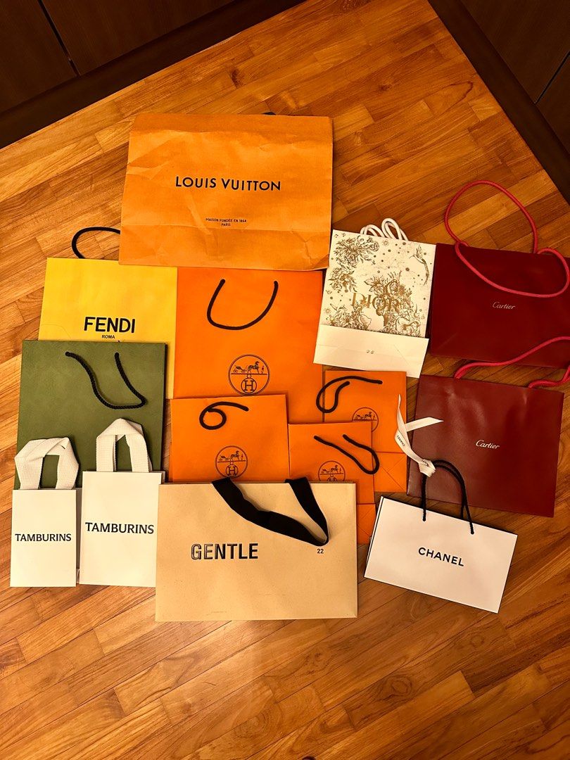 Authentic paper bags, Luxury, Accessories on Carousell
