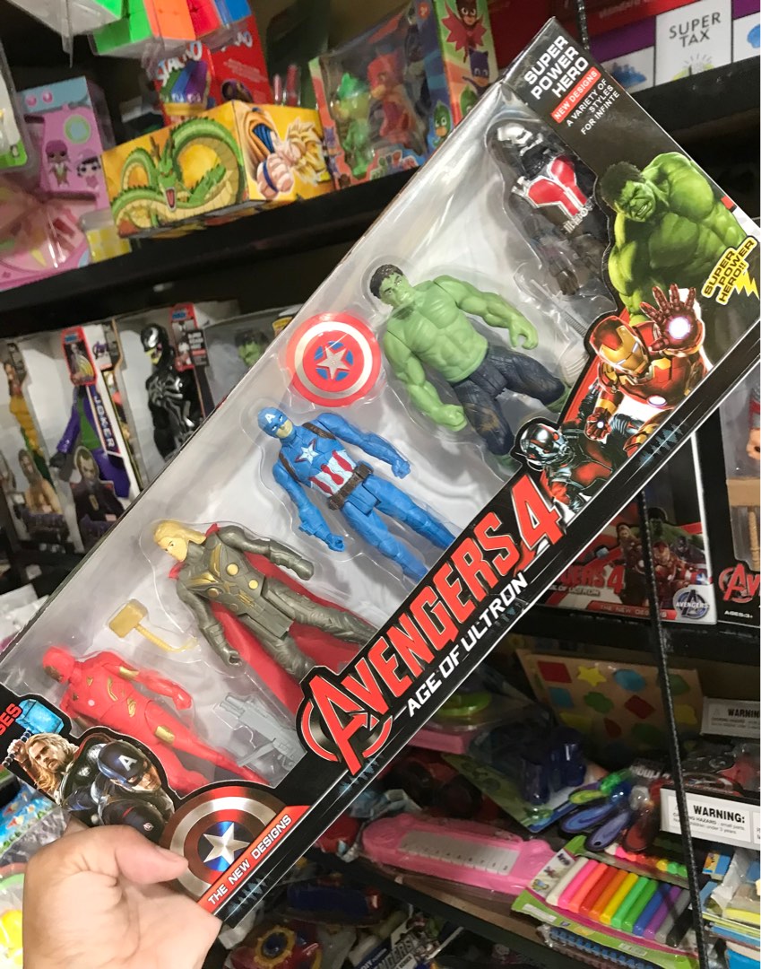 Avengers Toy Set, Hobbies & Toys, Toys & Games on Carousell